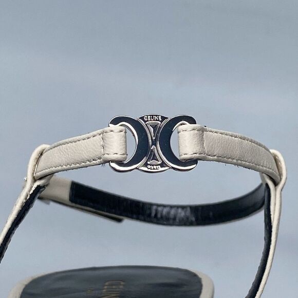 Celine Kitten Suede Strap Embellished Pumps size 39 - Picture 10 of 15